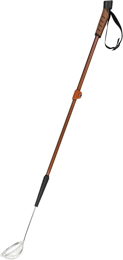 Sand Dipper - Shark Tooth Sifter and Beach Sand Sifter - Adjustable Shelling Tools for Beach for Adults - Limited Edition Wood Pattern Sand Scoop for Beach Combing
