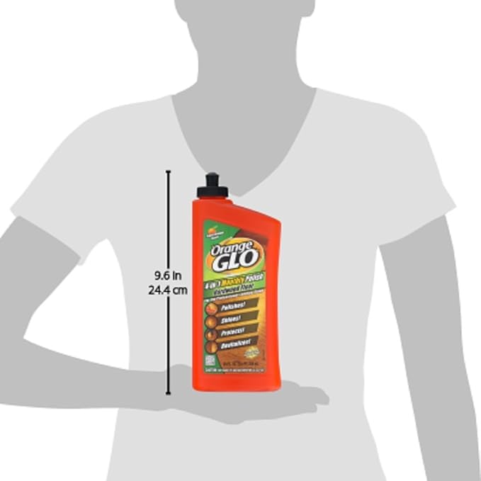 ORANGE GLO Hardwood Floor 4-in-1 Monthly Polish, 24 Oz (Pack of 4)