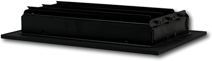 Madelyn Carter 4 x 12 Cast Aluminum Linear Bar Vent Cover with Damper - Brushed Satin (Overall: 5.75 x 13.75) | Floor Register - Wall Register