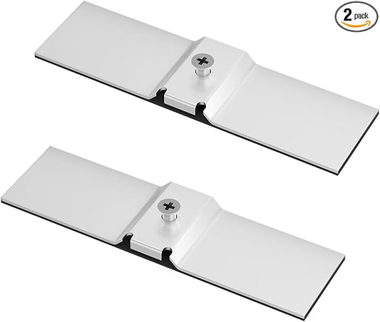 Granite Grabbers Dishwasher Mounting Brackets Replacement for Granite Dishwasher Mount on Solid Surfaces, Quartz, Corian, Granite, and Marble Countertops - 2 Pack