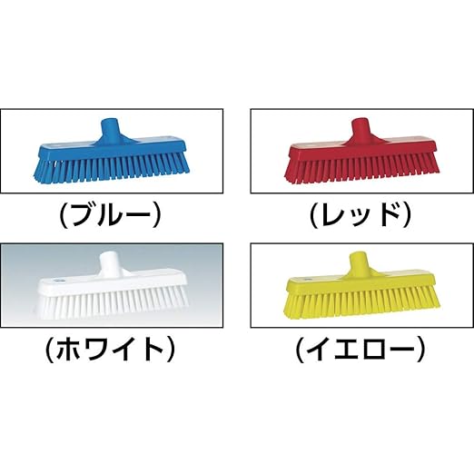 Vikan 70602 Brush,Wall/Floor Scrub,Stiff,12",PP/PBT,Green