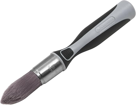 ROLLINGDOG Trim Paint Brush - 25mm Edge Paint Brush Pointed Round Detail Brush Edge Painting Tool for Wall Corners,Doors,Cabinets and Detailed Molding