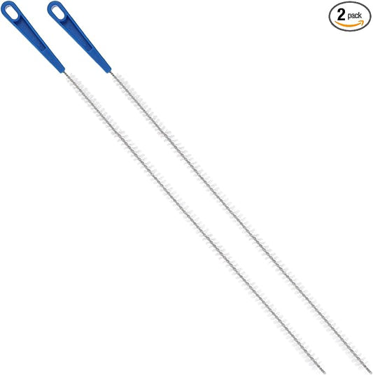 Shower Drain Cleaner Brush, 2 Pcs 18.11inch Shower Drain Clog Remover Tool for Hair Remover, Sink Cleaning Tool, Sink Brush, Plumbing Cleaning Tools for Kitchen & Bathroom