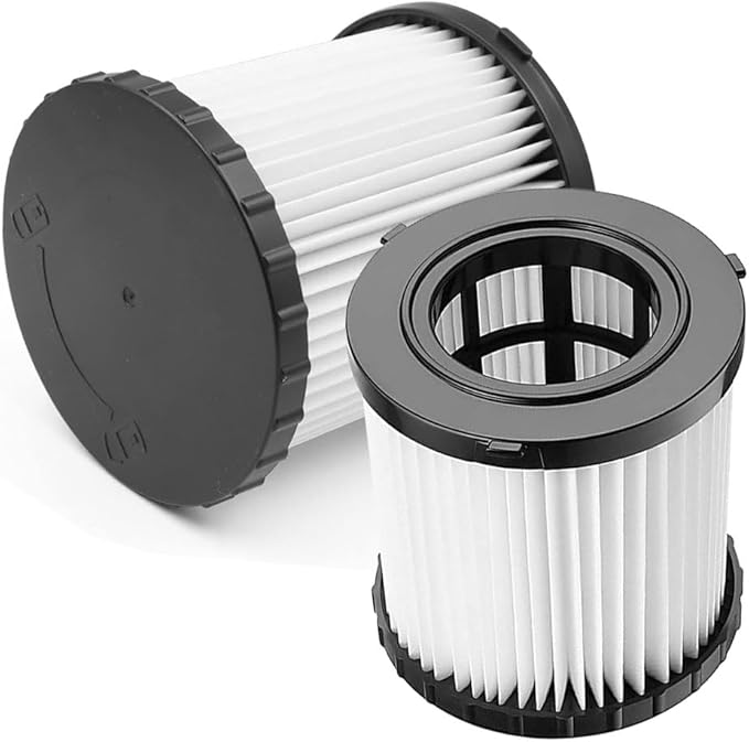 2 PCS DCV5801H Vacuum Hepa Replacement Filter for DeWalt DCV580 (Cordless) DCV581H DCV5801H Wet/Dry Vacuum, Washable and Reusable