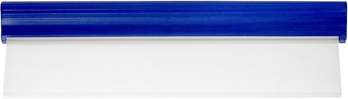 QWORK Car Squeegee, 2 Pack 12 inch Flexible Car Water Scraper Tool Silicone Window Squeegee for Car Or Home Use, Washing & Wiping Glass, Mirror & Shower Doors, Blue
