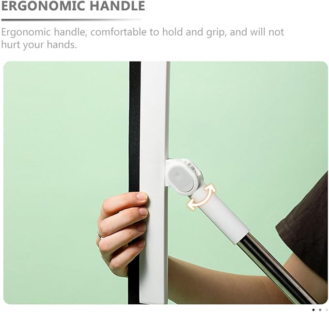 Household Glass Squeegee Window Cleaning Tool Extendable Handle Multipurpose Window Wiper for Home and Bathroom Glass Surfaces Accessory
