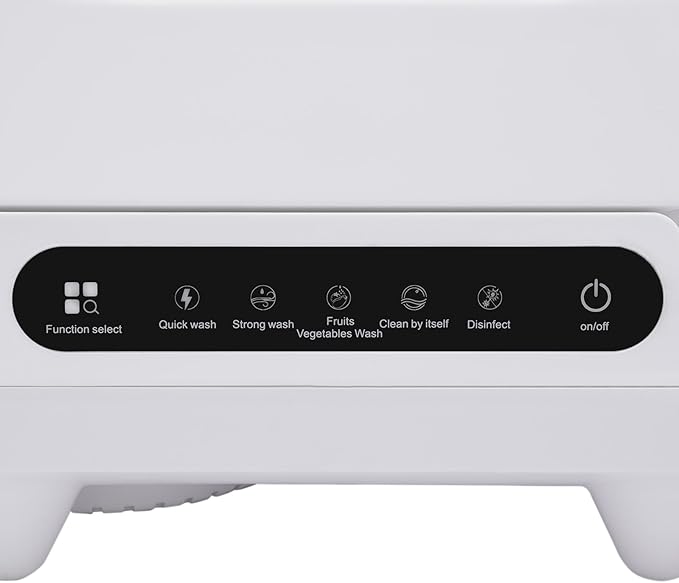 Portable Mini Dishwasher Countertop, 1200W 5 Washing Programs Display Washing Programs Table Top Dishwasher, With 360°Dual Spray, for Apartments& RVs, 158℉ High-Temp