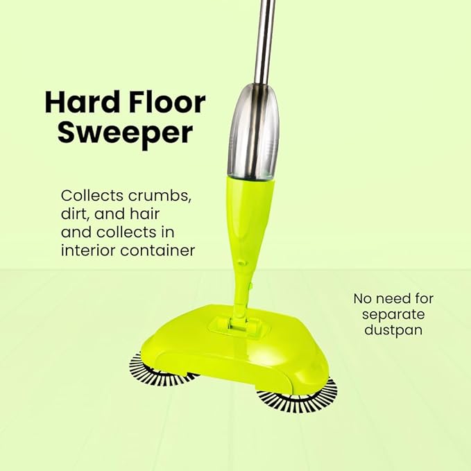 5-in-1 Multi-Purpose Cleaning Kit - Spray Mop, Sweeper, Duster, & Window Cleaner, Ewbank 5 pc Multi-Surface Tool Kit, Green