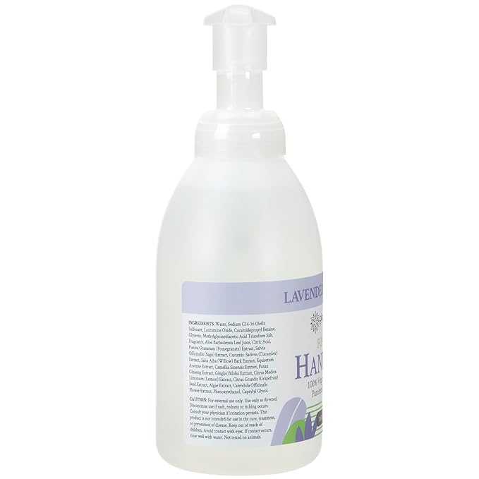 Ginger Lily Farms Botanicals All-Purpose Foaming Hand Soap Refill, 100% Vegan & Cruelty-Free, Lavender Chamomile Scent, 20 Fl Oz (Pack of 8)