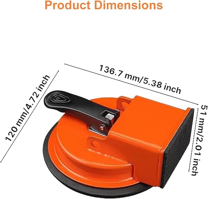 Heavy Duty Floor Gap Fixer Tool for Vinyl Plank Flooring, Laminate Tile Gaps Repair Tools, Adjustable Height Enhanced Vacuum Suction Cup Leveling Grabber Fix Pro Kit, Made of Iron for Wood Lvp