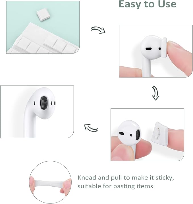 Cleaner Kit for Earbud Putty: Cleaning Putty Remove Ear Wax Compatible with Air- Pods - Earbud Cleaning Putty for Headphones Earphone Charging Case & Phone Camera Keyboard Hearing Aids (96 Pcs)