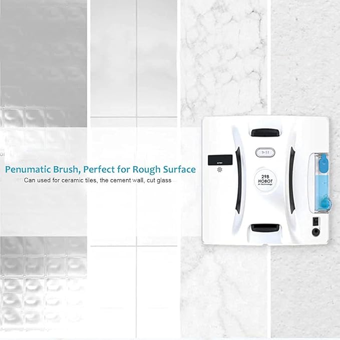 HOBOT-298 Window Cleaning Automatic Robot with Ultrasonic Water Spray, Intelligent Cleaning, AI Smart Route Plan, Replaceable Water Tank, and Control via Smartphone or Remote