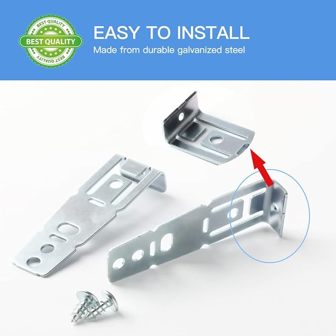 2 PCS Dishwasher Countertop Mounting Bracket WD01X21740, Compatible with GE, Hotpoint, Replaces WD01X10598, PS11700868