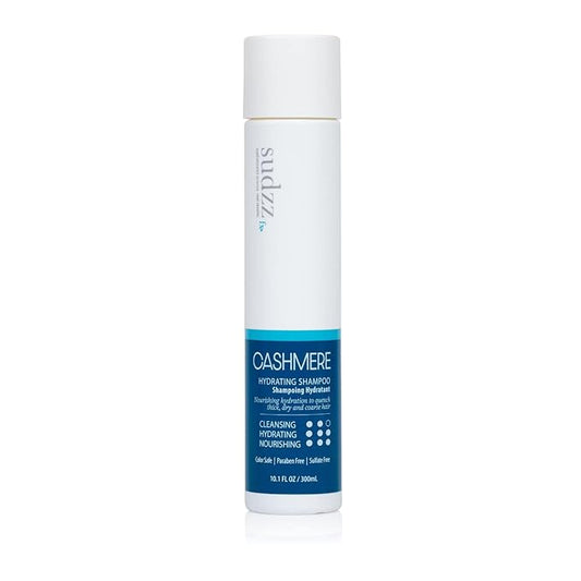 SUDZZFX Cashmere Hydrating Shampoo, 10.1 FL Oz – Sulfate-Free, Color-Safe, Paraben-Free Moisturizing Formula for Men and Women
