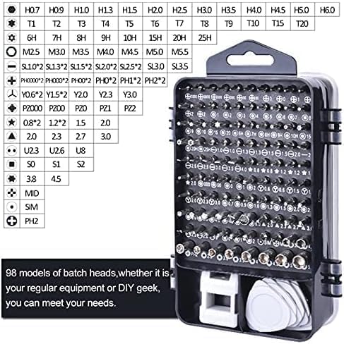 115-in-1 Precision Screwdriver Set - [Super Durable] Professional Magnetic Repair Tool Kit, Mini Screwdrivers for Phone, Computer, Laptop, MacBook, Watch, Eyeglasses, and Electronics (115)