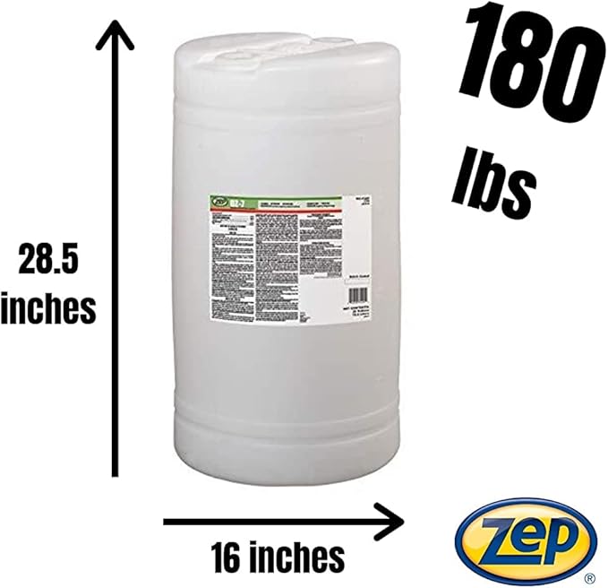 Zep DZ-7 Neutral Disinfectant Cleaner - 20 Gallon (1 Unit) 752049 - Phosphate-Free Formulation Designed to Provide Effective Cleaning, Deodorizing, and Disinfection