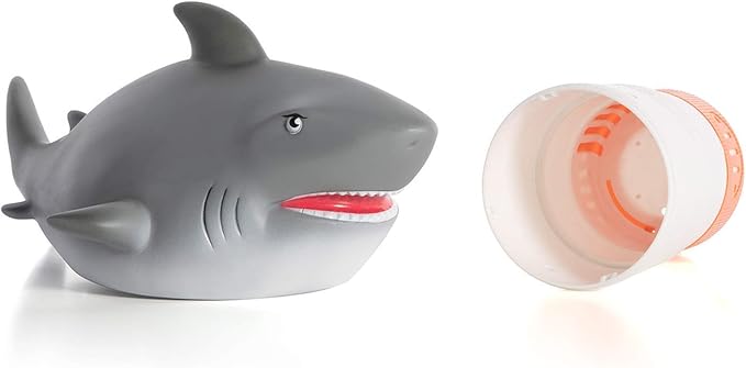 XY-WQ Chlorine Floater, Floating Pool Chlorine Dispenser (Shark), Fits 1 and 3 Inch Tablets for Large and Small Pools, Hot Tub, Spa