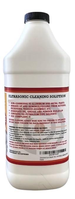 Ultrasonic Gun Cleaner Solution for Gun Parts Cleaning, Concentrate (Gallon((128 Ounces))