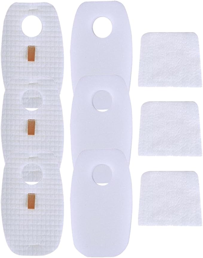 Dttery 3 Pack for Shark Rocket DuoClean HV380 HV380C HV380W HV381 HV381C HV382 HV382BRN HV383 HV384Q Filter Kit, 6 Pre-Filters (3 Foam+3 Felt) and 3 Post-Filters Replacement Part XFFH380 XPSTFH380