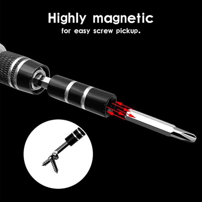 115 in 1 Precision Screwdriver Set, Tool Gifts for Men, Mini Repair Tool Kit with Torx Triwing Bits, Repair for PS5，Computer, Macbook, Laptop, PC, RC