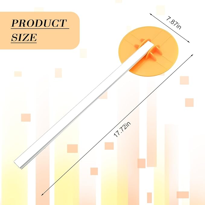 Car Windshield Cleaner Tool, Vehicle Window Cleaning Kit with 3PCS Double Side Microfiber Pads, Auto Glass Detailing Washing Brush for Exterior Interior, Universal for Truck SUV RV
