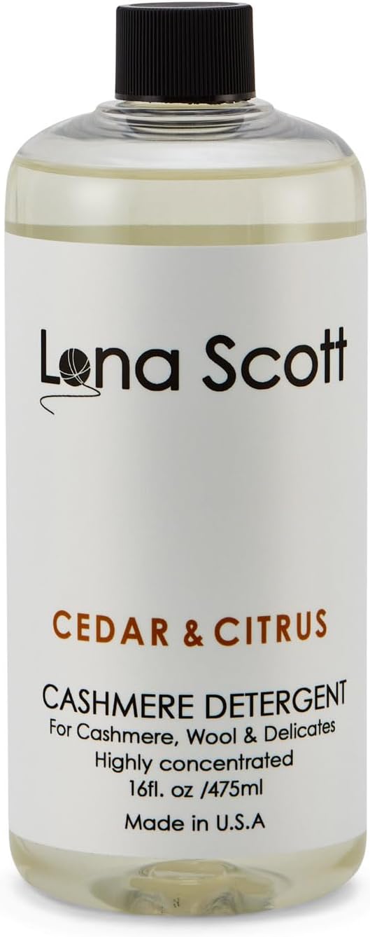 Cashmere, Wool & Delicates Shampoo Detergent 42 Loads. Made in U.S.A (Cedar & Citrus)