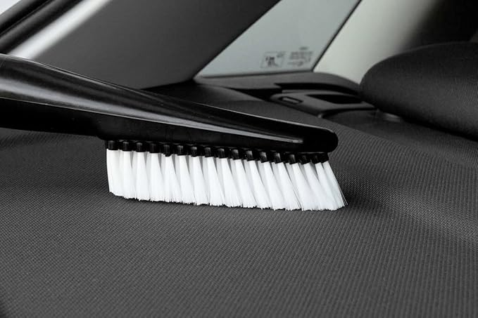 Wessel-Werk All-Purpose Vacuum Dust Brush Attachment with Soft but Sturdy White Natural Fibers for Home or Car Detailing for Canister, Upright, or Central Vacuum