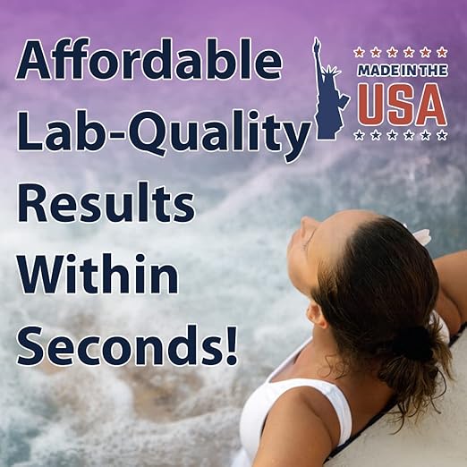Exact 486202 Spa EZ Photometer - Clamshel - 6-Tests Each | | Detects Alkalinity, Bromine, Calcium, Chlorine, and pH | USA Quality