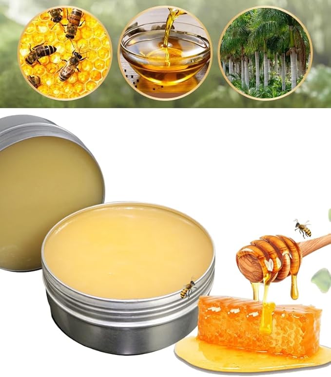 Premium Beeswax Paste Wood Finish & Polish Cutting Board Sealer,Paste Wax for Wood Polish and Cleaner Furniture,Protects & Restores All Wood Furniture Polish for Floors,Cabinets,Tables,Doors(50g)
