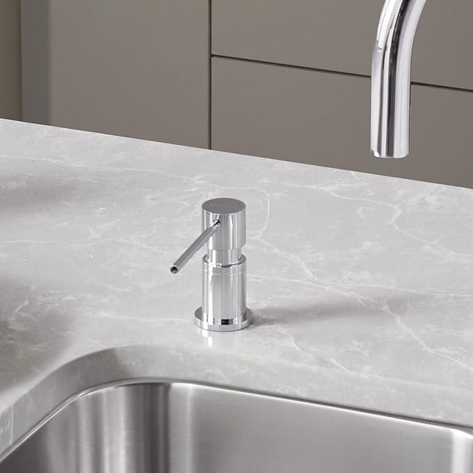 BLANCO, Polished Chrome 402298 LATO Kitchen Soap Dispenser, 10 oz