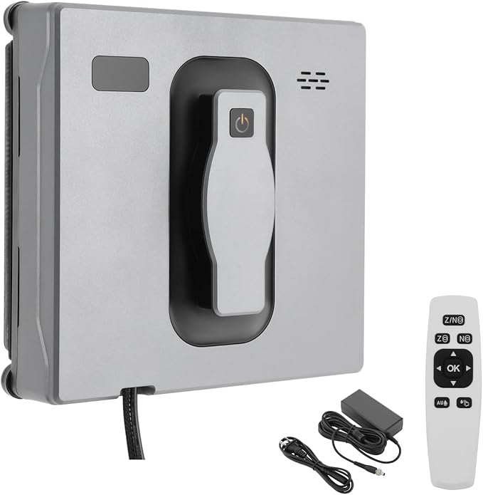 Window Cleaning Robot, Robot Window Cleaner with Intelligent Control/APP Control, Automatic Windows Vacuum Cleaner with 3 Cleaning Mode for Homes, Office Buildings, 1.69Oz Water Tank Capacity
