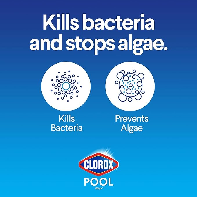 CLOROX Pool&Spa Active99 3” Chlorinating Tablet, Kills Bacteria & Stops Algae, 35LB