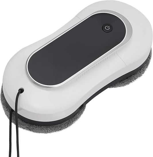 Window Cleaner Robot W/Remote Control, Dual Direction Auto-Spray Smart Window Cleaner, White Smart Glass Cleaning Robot, Window Washer Robot, Automatic Smart Robot Cleaner for Windows, Mirrors, Tiles