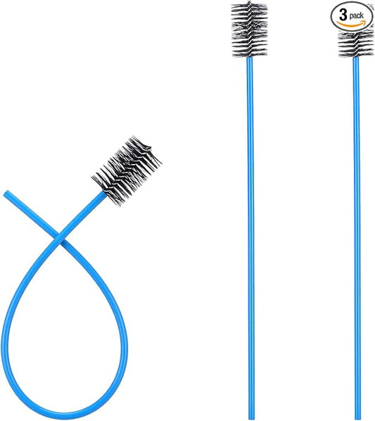 3 Pack AC Drain Line Cleaner, Drain Brush Sunroof Draining Cleaning Tool Condensate Trap Brushes Line Cleaner for Air Conditioner Drains Flexible Systems Pump Long Pipe Unclog for Sink