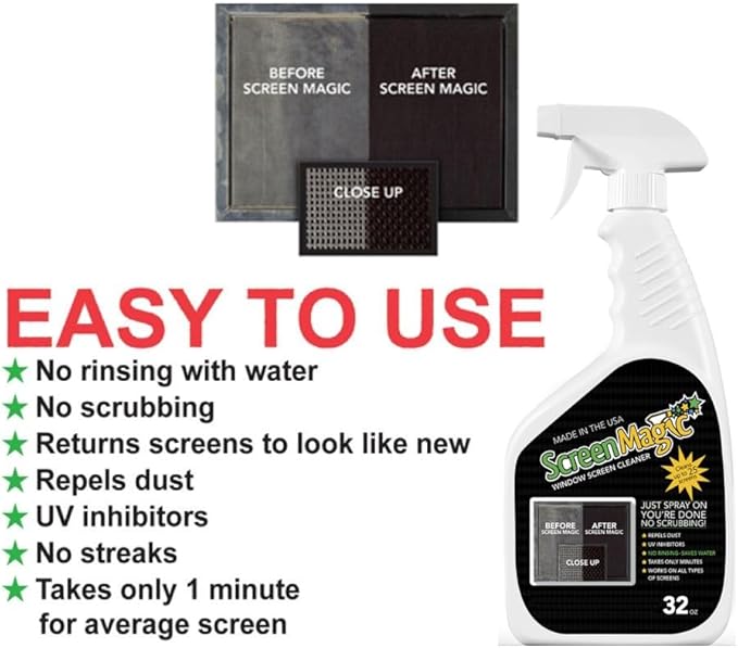 SCREEN MAGIC SM1GR Refill SM32T Trigger Sprayer Combo