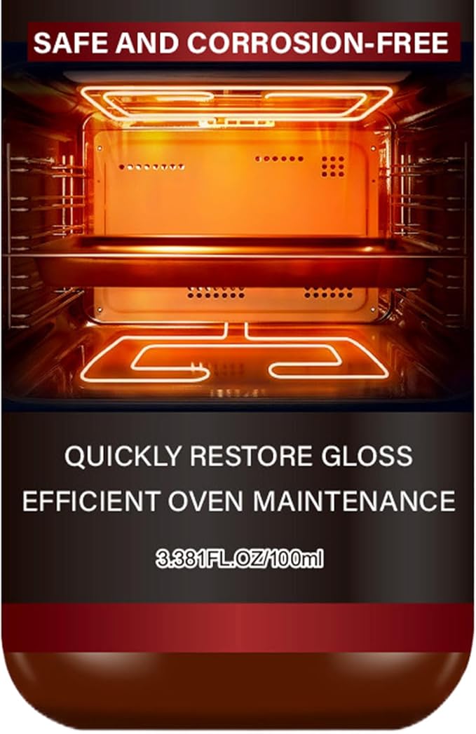 Kitchen Degreaser Spray, 100ml Heavy Duty Foam Cleaner, Professional Formula for Ovens, BBQ Grills, Deep Fryers, Stainless Steel, Cooktops, Griddles