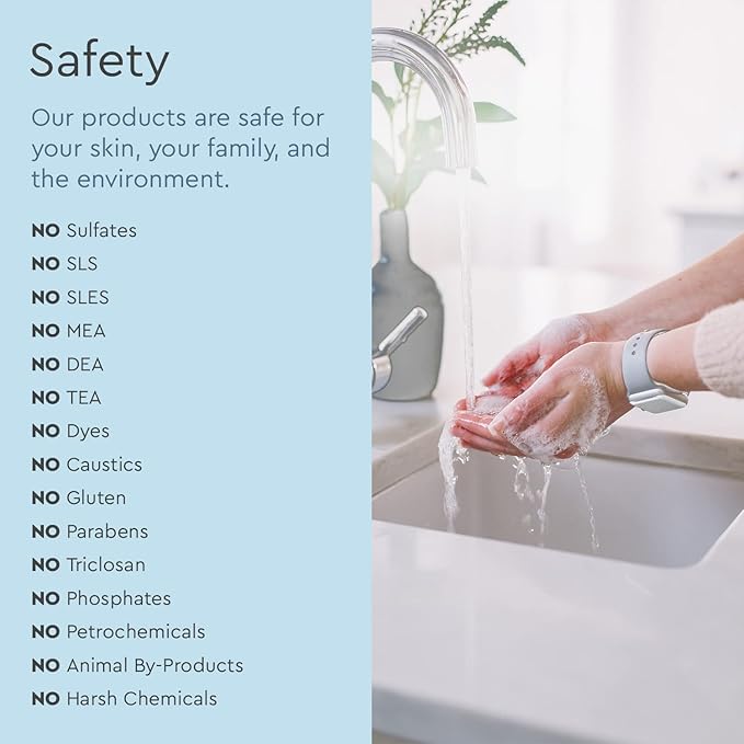 Puracy Organic Hand Soap, For the Professional Hand Washers We've All Become, Moisturizing Natural Gel Hand Wash Soap, Liquid Hand Soap Refills for Soft Skin (12 fl.oz, Ocean Mist) 2-Pack