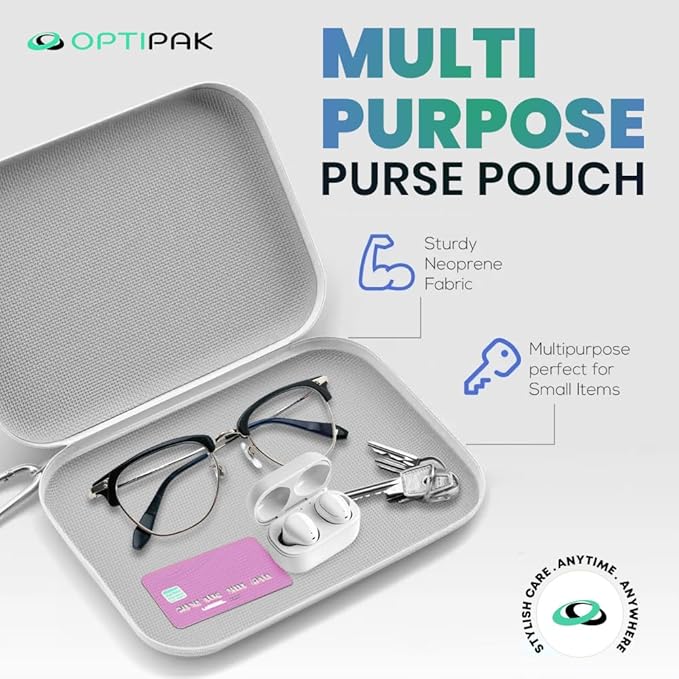 Sparkle Gel Anti-Reflective Safe Lens Cleaner Spray Kit - (2) 1oz Glasses Cleaner Spray, (5) Pre-Moistened Lens Wipes, (1) Travel Pouch for Eyeglasses, Lenses & Camera Cleaning Kit (8 Piece Set)
