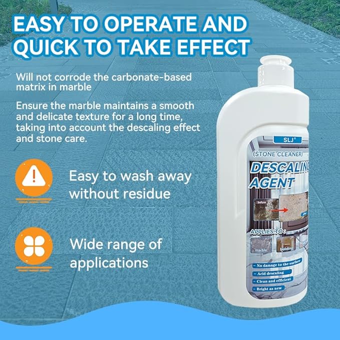 500ml Marble Cleaner Remover Granite Descaling Agent Stone Stain Cleaner Professional Stone Cleaning - Stain Remover for Cleaning Concrete, Marble, Granite, Tile