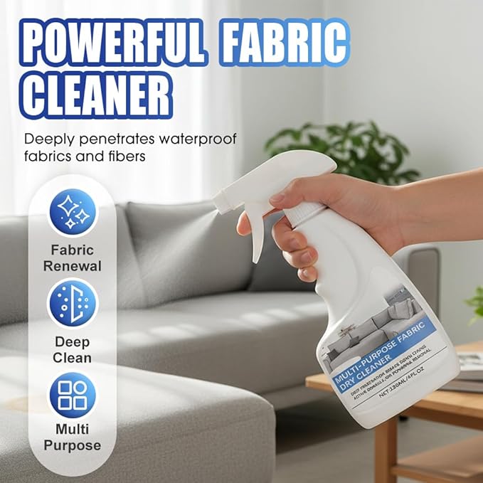 Fabric Sofa Cleaner, Carpet & Upholstery Stain Cleaner Spray Expert Stain and Odor Remover – Pet & Kid Safe Rug Cleaner, Fast-Drying, Formula for Carpets, Rugs & Fabric (3PCS)