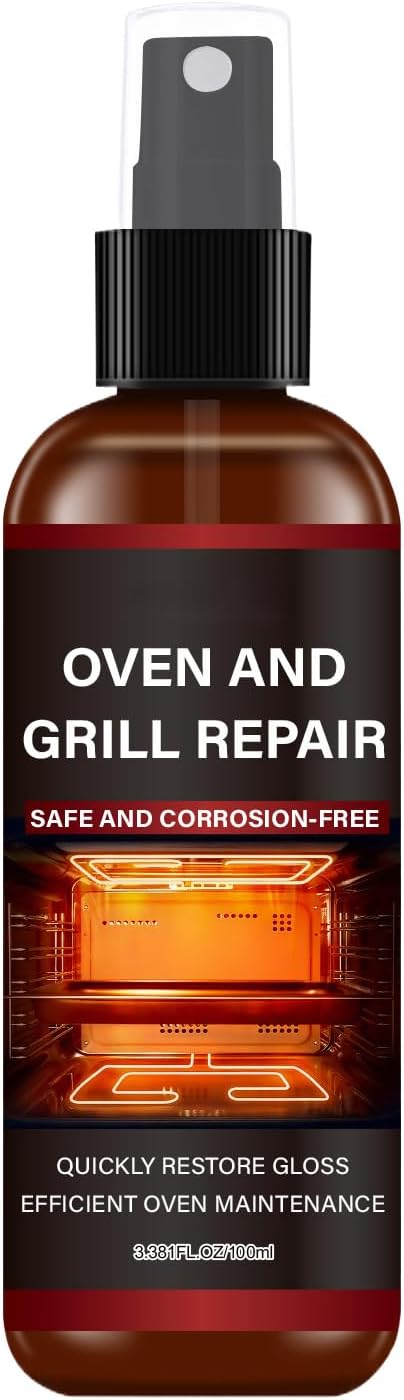 Kitchen Degreaser Spray, 100ml Heavy Duty Foam Cleaner, Professional Formula for Ovens, BBQ Grills, Deep Fryers, Stainless Steel, Cooktops, Griddles