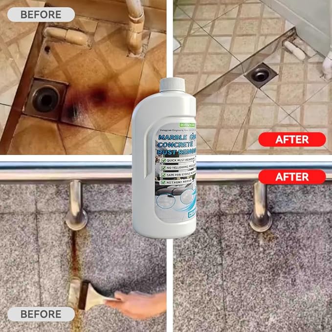 Rust Stain Remover Marble Cleaner Tile Rust Remover Granite Care Agent Stone Care Agent - Powerful and Effective in Removing Rust From Granite, Tile and Marble (500g)