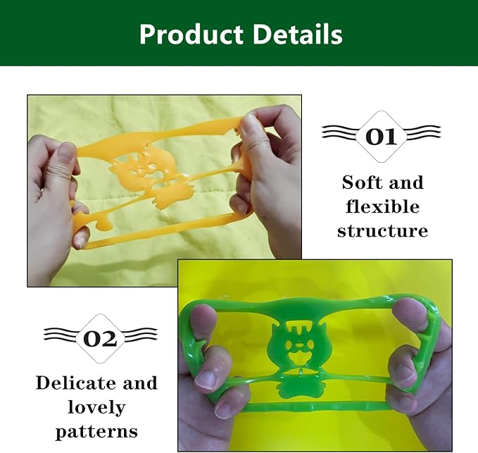 6 Pcs Silicone Pet Hair Catcher Reusable Cat Shape Silicone Pet Hair Remover for Laundry Accessories
