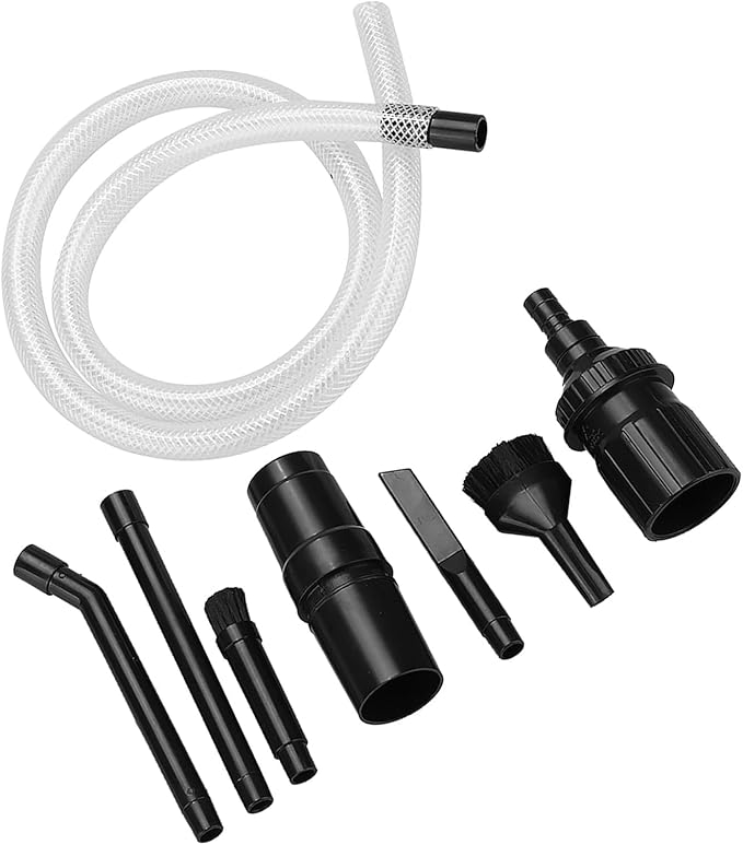 Mini Micro Vacuum Cleaner Attachment Tool Kit, 9 PCS Set Vacuum Attachments for Small Spaces, Micro Vacuum Cleaner Attachments Car Vehicle Cleaning Kit Keyboard Crevice Cleaning Tool