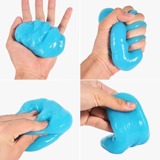 SenseYo 4 Pack Car Cleaning Gel Putty, Car Interior Cleaner Slime Auto Detailing Tools Universal for Notebook Keyboard Camera