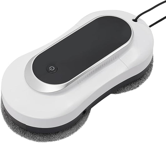Window Cleaning Robot with Remote Control, Robot Window Cleaner w/Double-Side Water Spray, Automatic Plan Path and Recognize Border, Smart Window Vacuum for Interior/Exterior Windows Tiles Glass Door