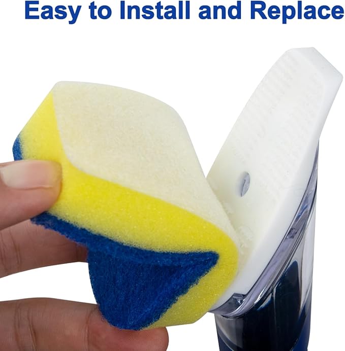 CELOX Soap Dispensing Sponge, Dish Wand with Soap Dispenser for Pans, Pots, Sink Cleaning