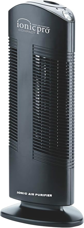 Envion - Ionic Pro CA200, Compact Air Purifier Tower For Rooms Up to 200 Sq. Ft. (Black)