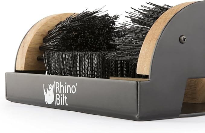 Boot Scraper, Deluxe Extra Wide for Commercial and Industrial Use - Outdoor Brush