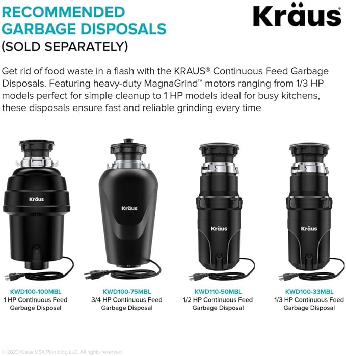 Kraus Kore 30-Inch Rounded Farmhouse Workstation with In Sink Dish Drying Rack, Stainless Steel Kitchen Sink, KWF210-30